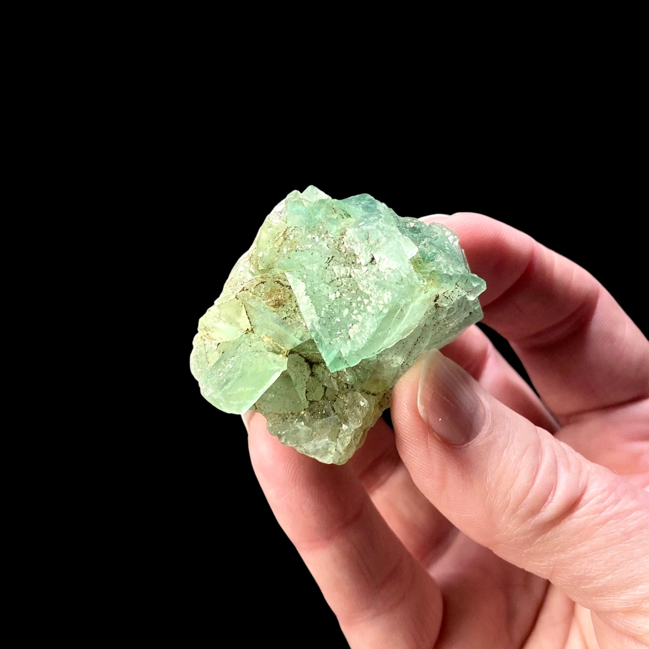 Green Fluorite Crystal from South Africa