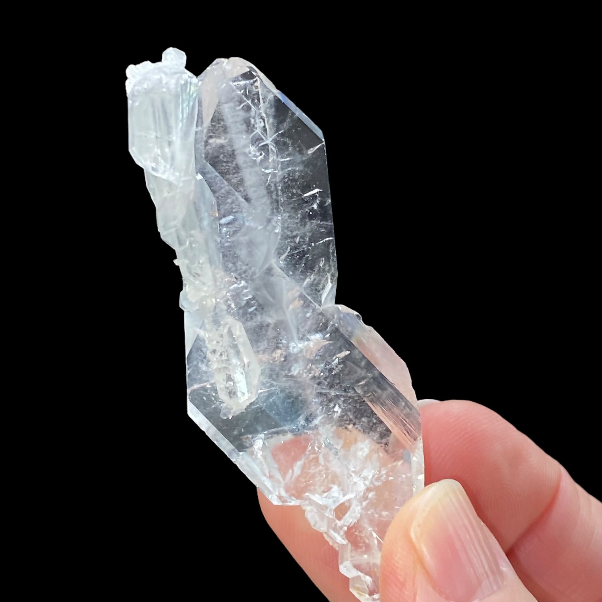 Tabular Faden Quartz Crystal Cluster