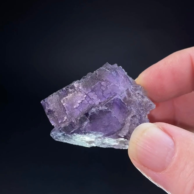 Deep Purple Fluorite Specimen