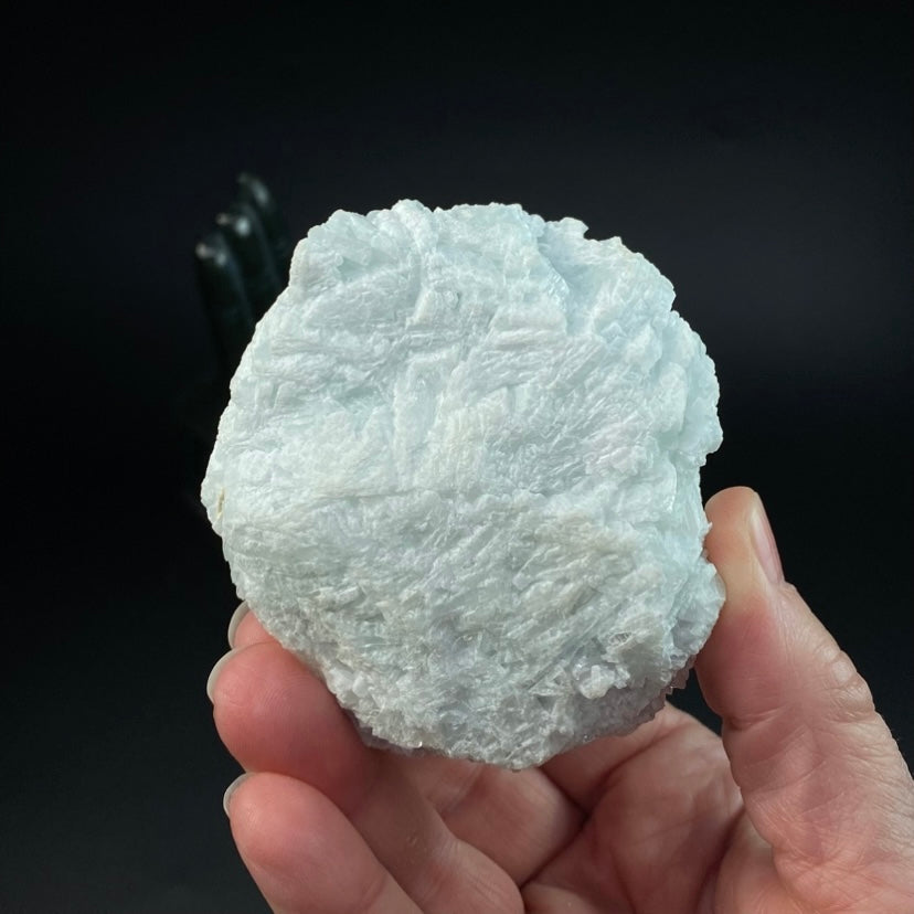 Green Tourmaline on Cleavelandite, Afghanistan