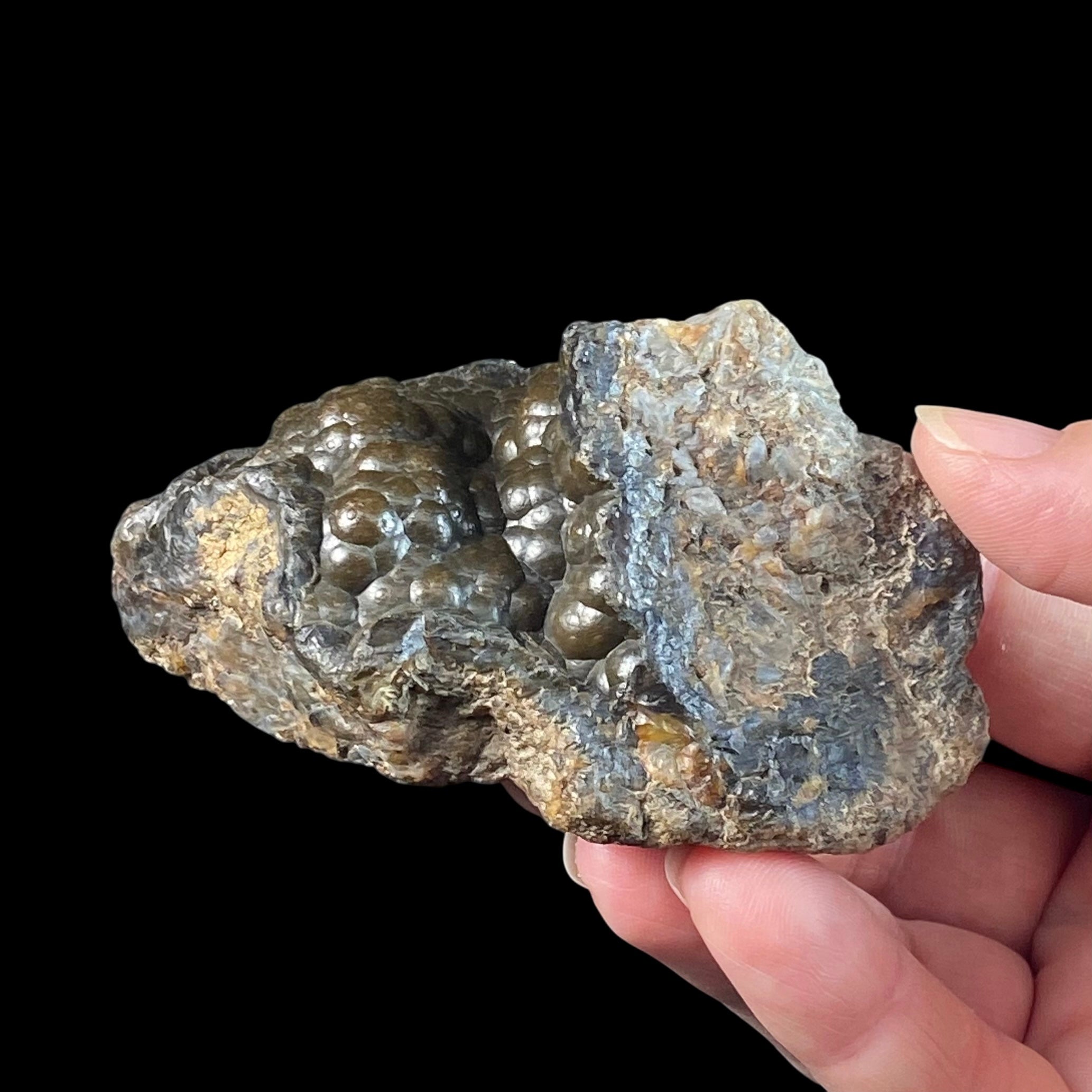 Botryoidal Agate with Hematite & Goethite, Crater Agate