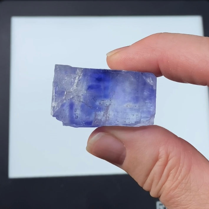 Blue Halite Crystal Specimen from Turkey