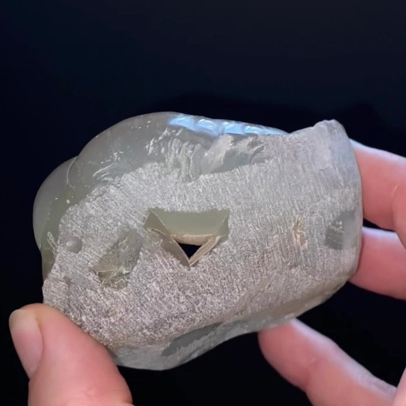 Botryoidal Chalcedony Formed in Basalt Vesicle – Maharashtra, India