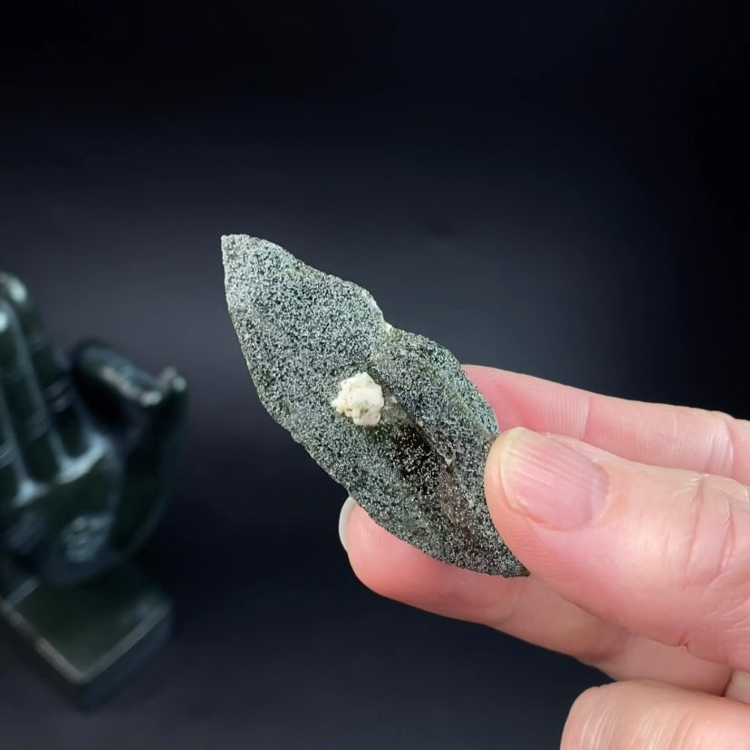 Titanite Sphene Crystal with Chlorite Surface