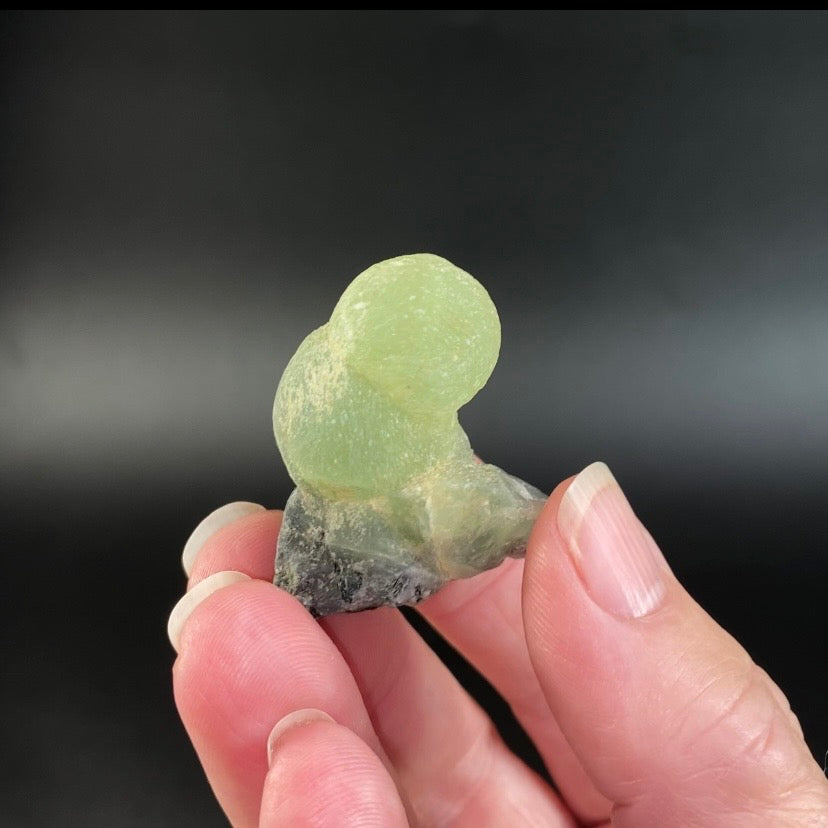 Botryoidal Prehnite Specimen with Epidote, Kayes Region, Mali