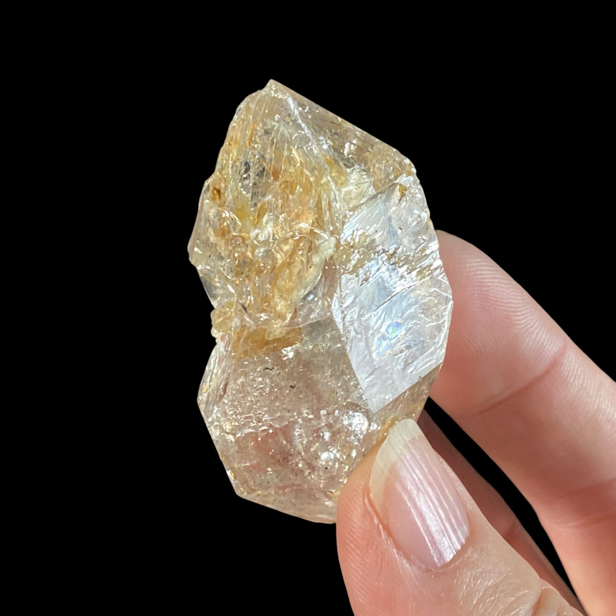 Doubly Terminated Fenster Quartz Crystal