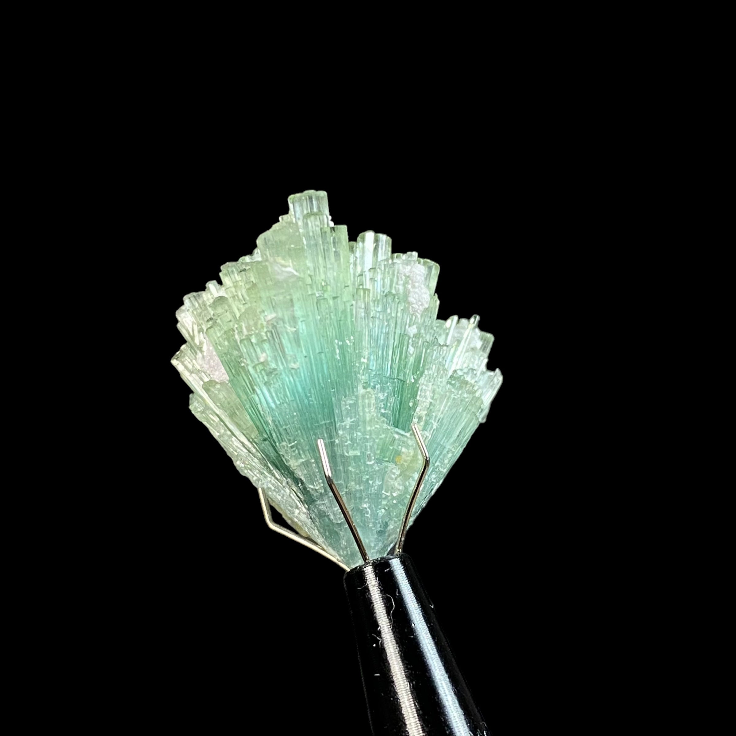 Green Tourmaline Crystal Cluster from Laghman, Afghanistan