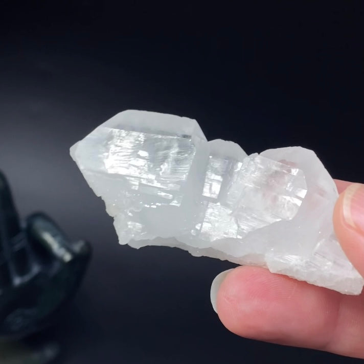 Tabular Faden Quartz Crystal Cluster