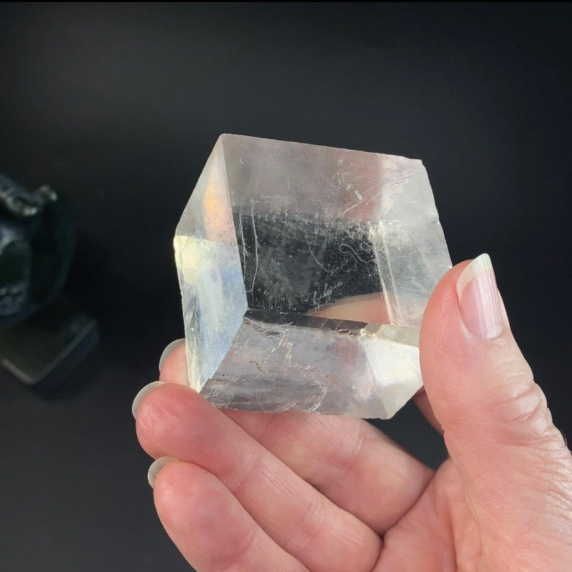 Rainbow Iceland Spar Optical Calcite Specimen from Brazil