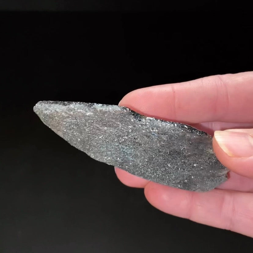 Sparkly Specularite Micaceous Hematite Specimen from Keewenaw Peninsula- Partial Polish & Raw