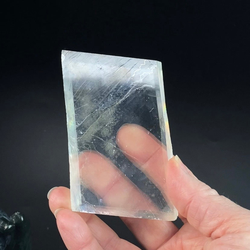 Rainbow Iceland Spar Optical Calcite Specimen from Brazil