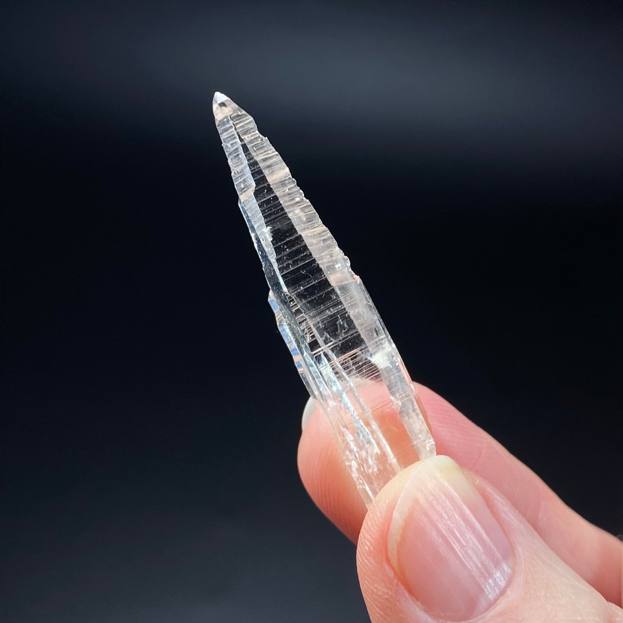 Muzo Habit Lemurian Quartz Crystal from Santander, Colombia