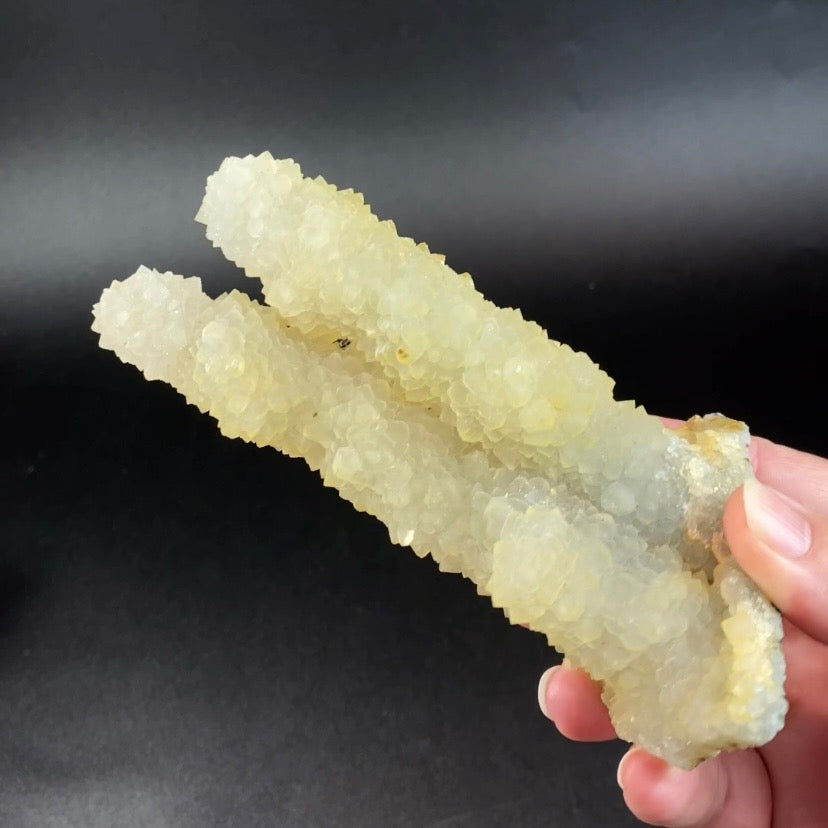 Natural Apophyllite Twin Stalactite Formation