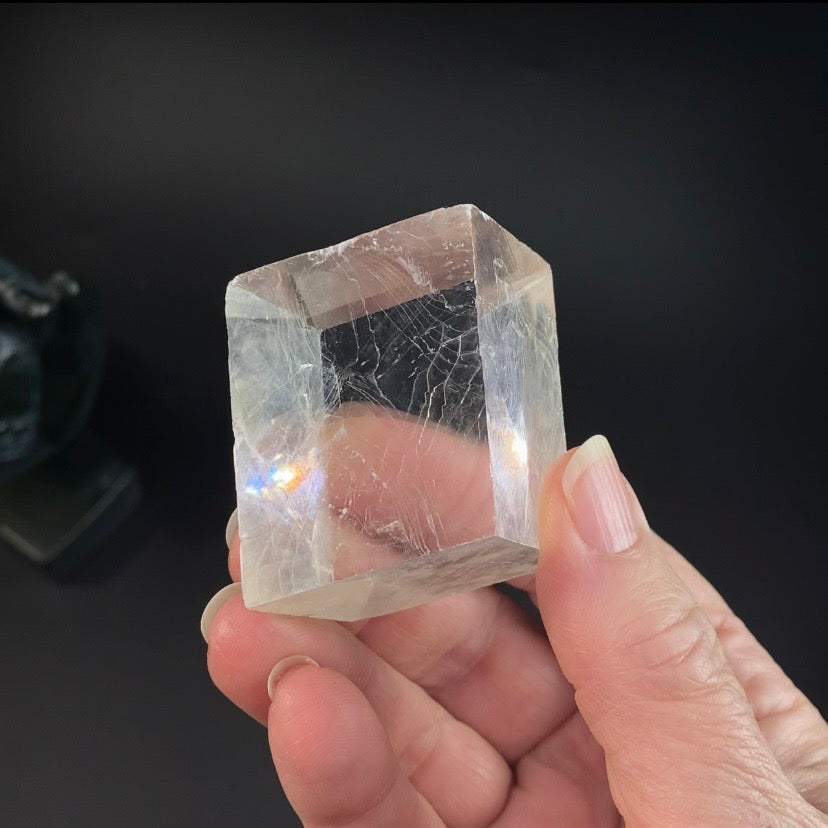 Rainbow Iceland Spar Optical Calcite Specimen from Brazil