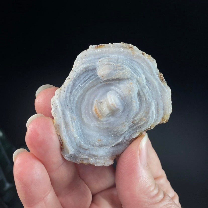 Druzy Chalcedony Concretion from Rio Grande do Sul, Brazil