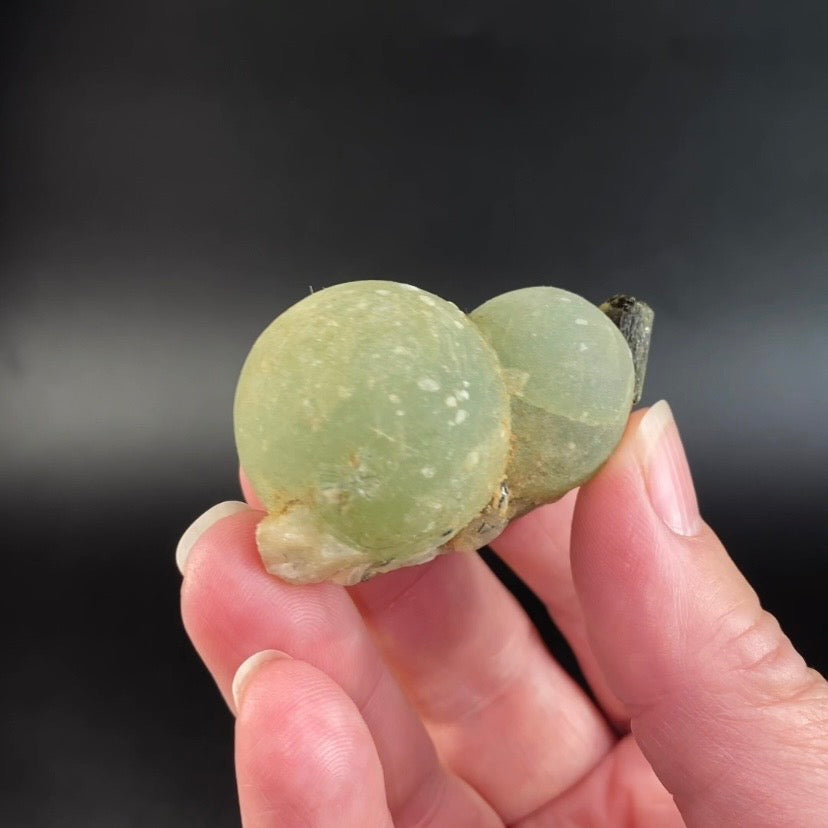 Botryoidal Prehnite Specimen with Epidote, Kayes Region, Mali