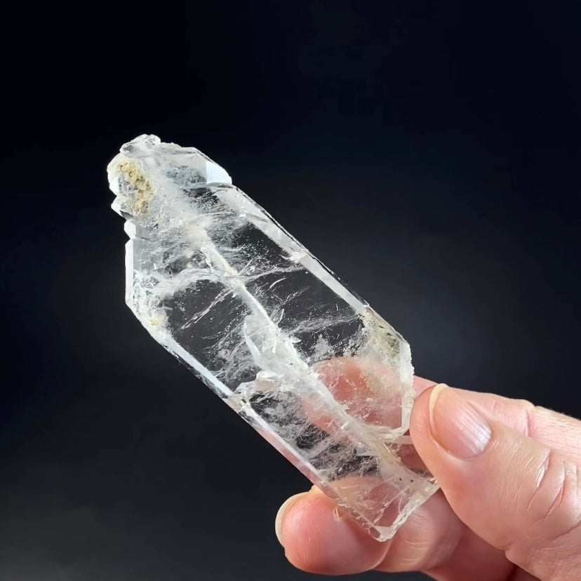 Tabular Faden Quartz Crystal Cluster