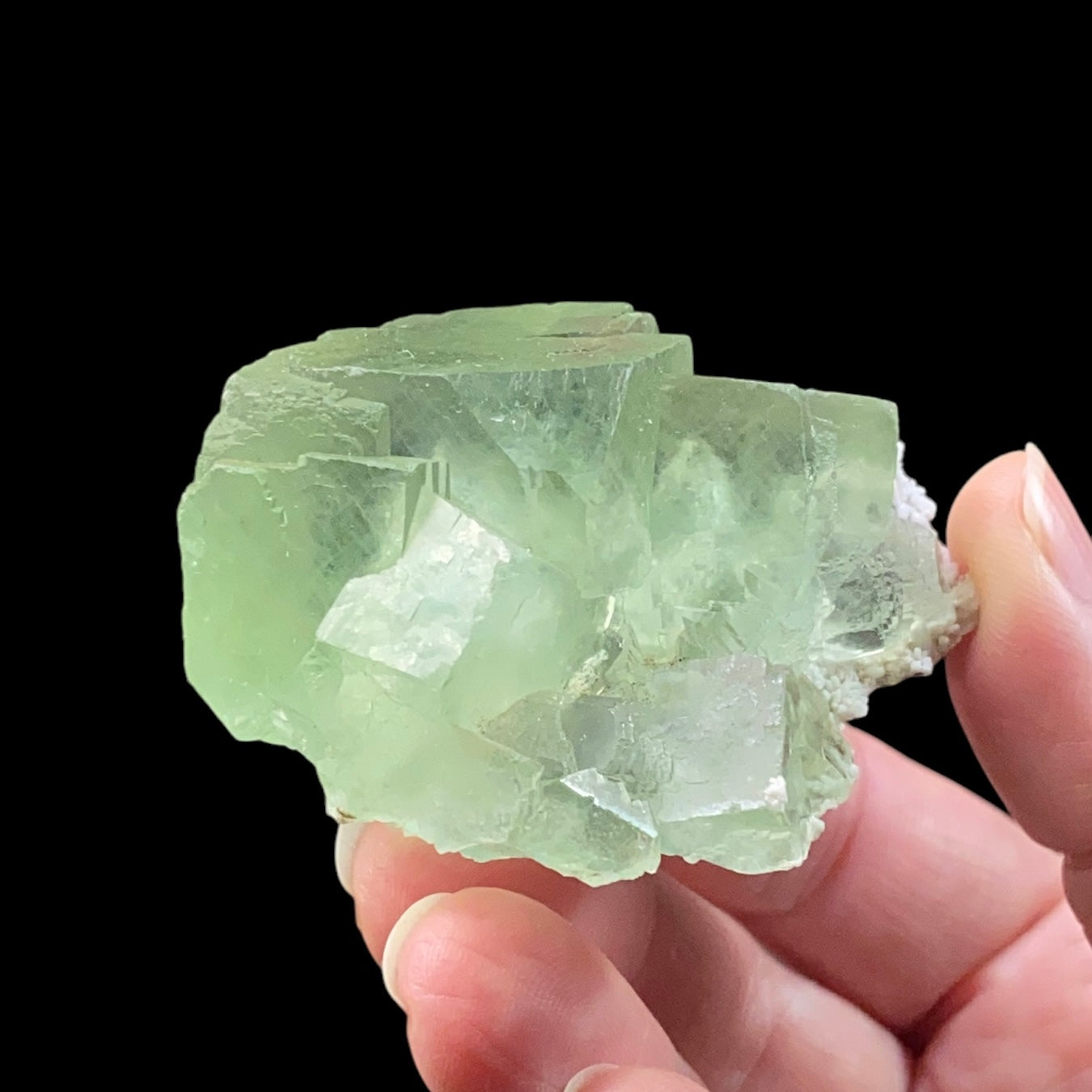 Green Cubic Fluorite Cluster Xianghualing Mine