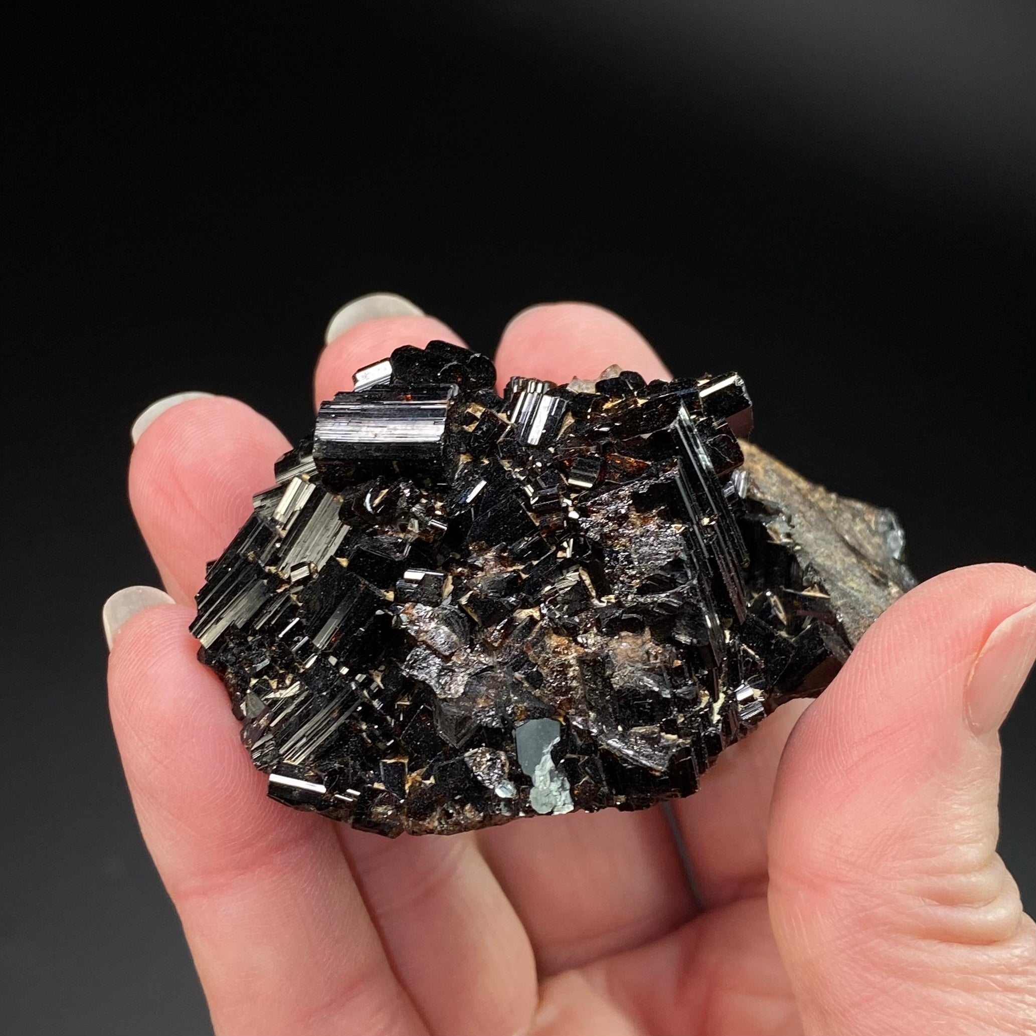 Red Brown Vesuvianite / Idocrase Cluster
