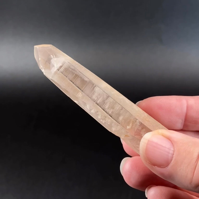 Double Terminated Quartz Crystal with Phantom Inside, Corinto, Minas Gerais, Brazil