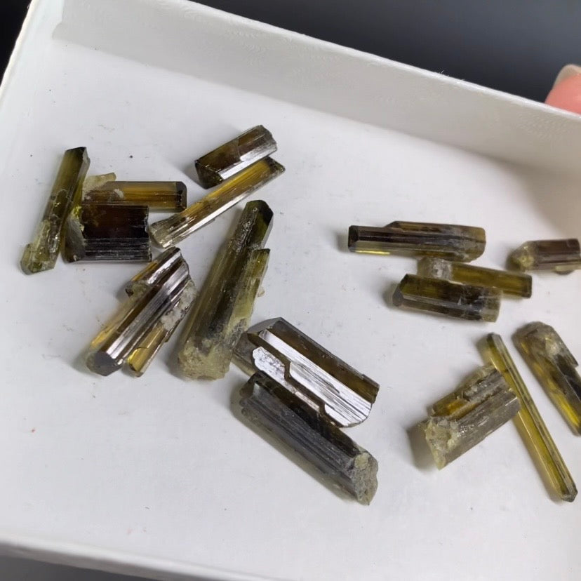 High Grade Epidote Crystal Lot from Shigar Valley, Gilgit-Baltistan, Pakistan