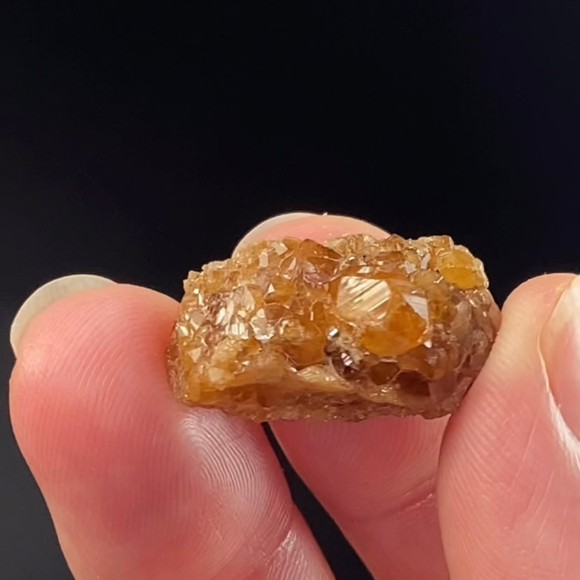 Orange Spessartine Garnet Crystals on Matrix from Bajaur Agency Pakistan