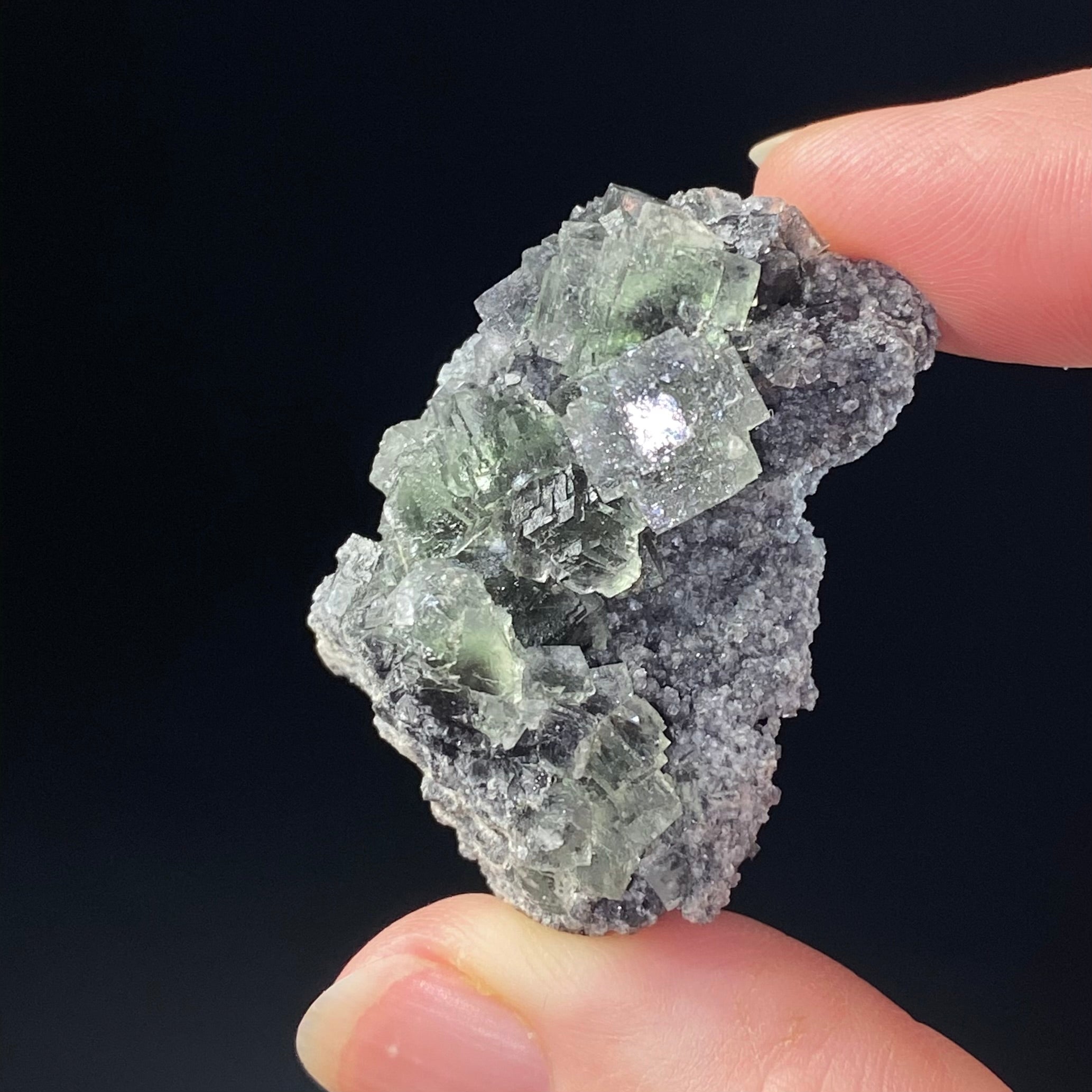 Green Cubic Fluorite Specimen, Yaogangxian Mine