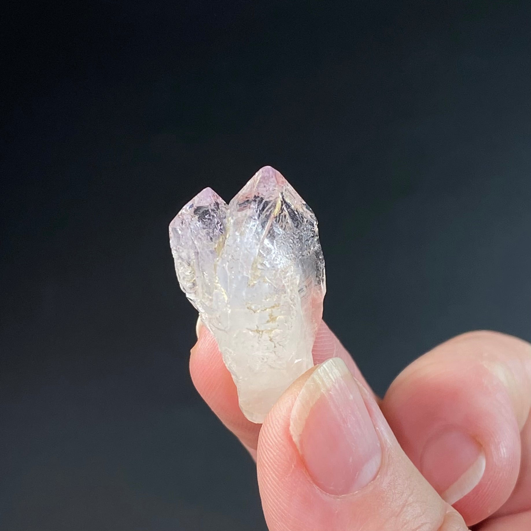 Light Purple Amethyst Crystals, Lot of 4 Crystals