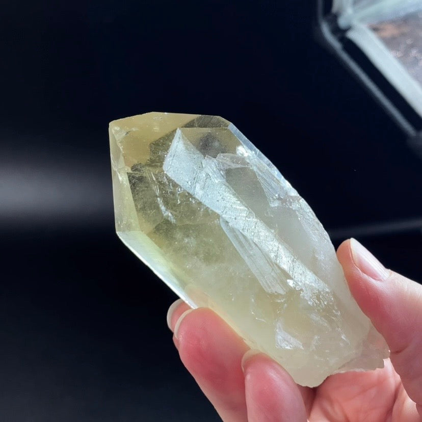 Natural Golden Smoky Citrine Isis Quartz Crystal