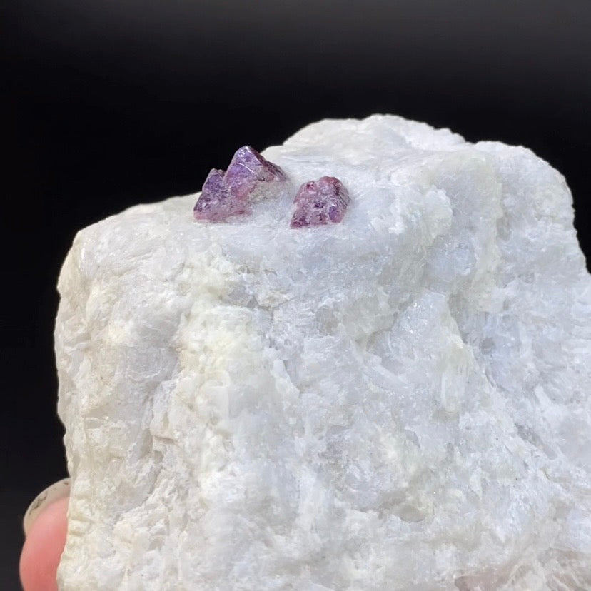 Red Spinel Crystals on Matrix from Hunza, Pakistan
