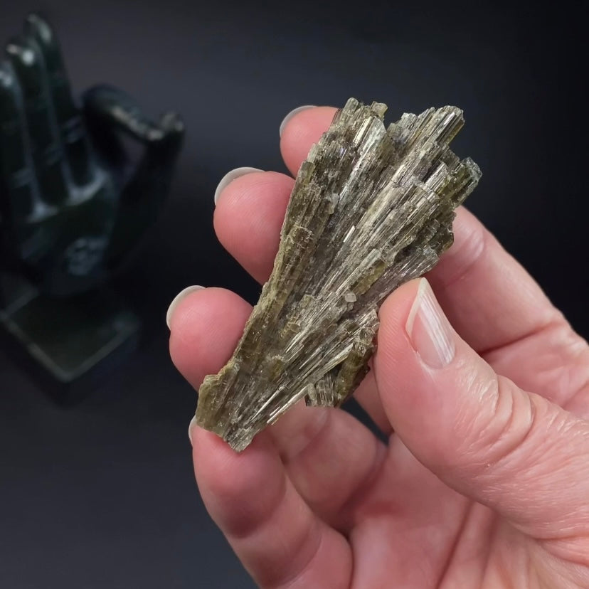 Epidote Fan Crystal Cluster