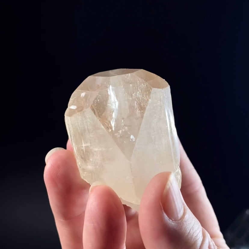 Extra Large Champagne Topaz Crystal with Complete Termination