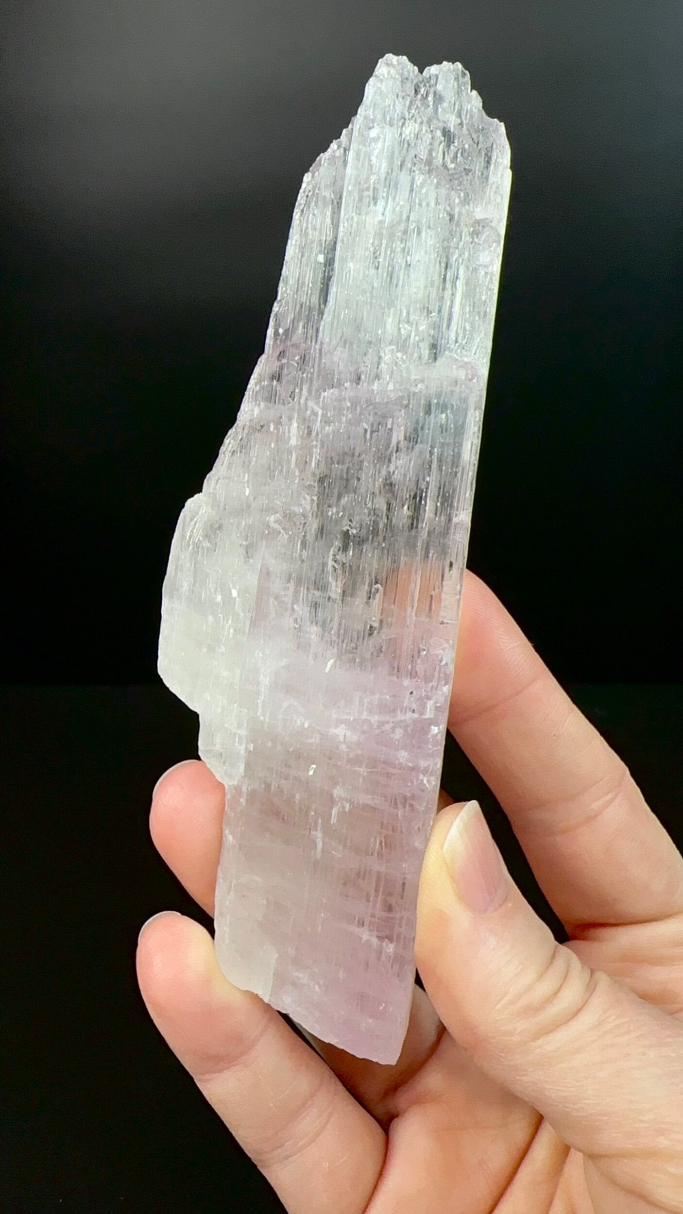 Bi-Color Spodumene (pink kunzite & yellow triphane) Crystal - Fluorescent!