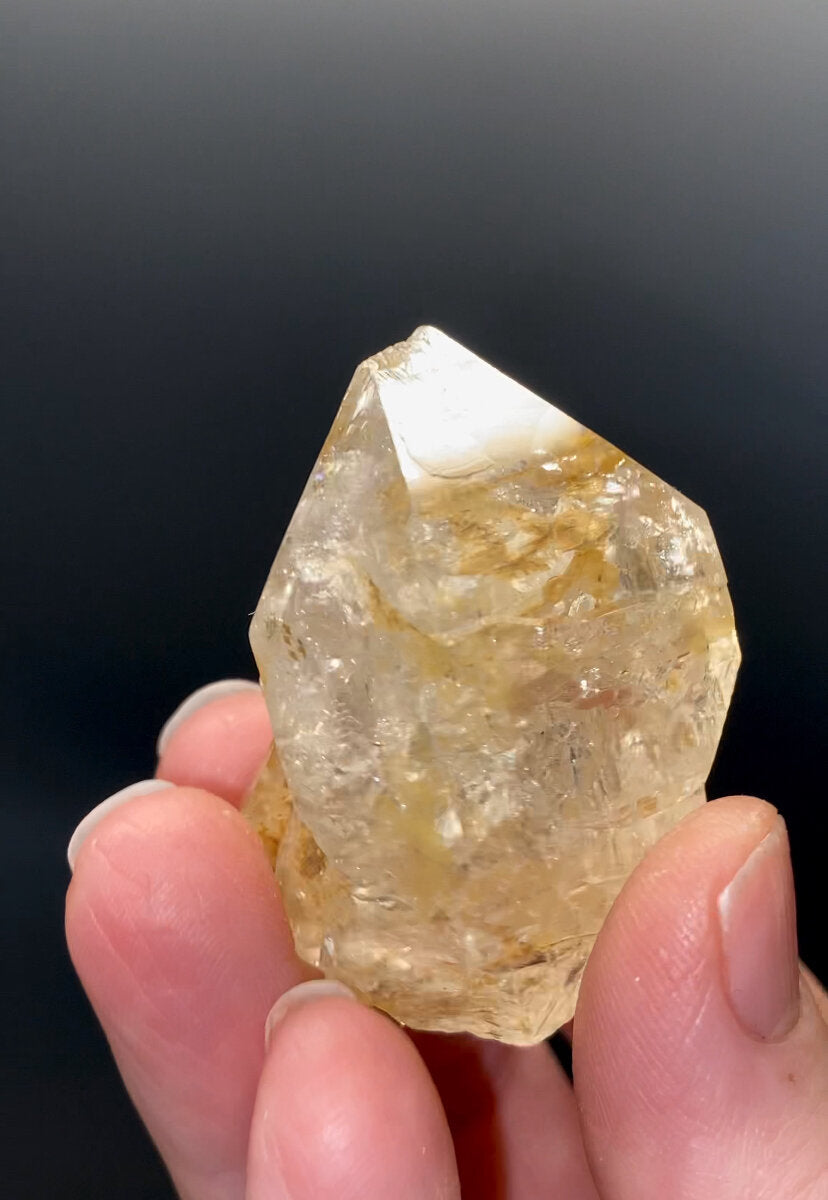 Doubly Terminated Fenster Quartz Crystal