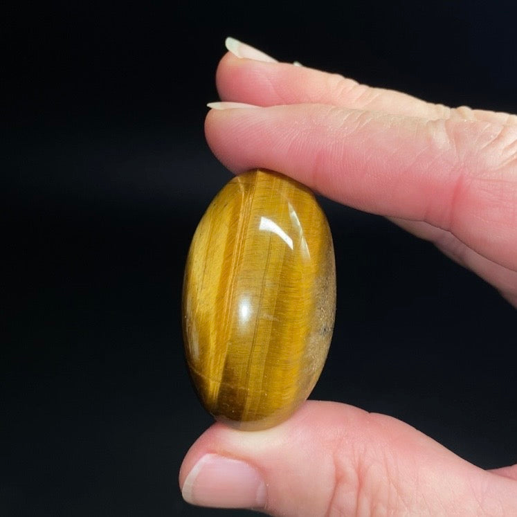Golden Tiger Eye Polished Small Palm Stone