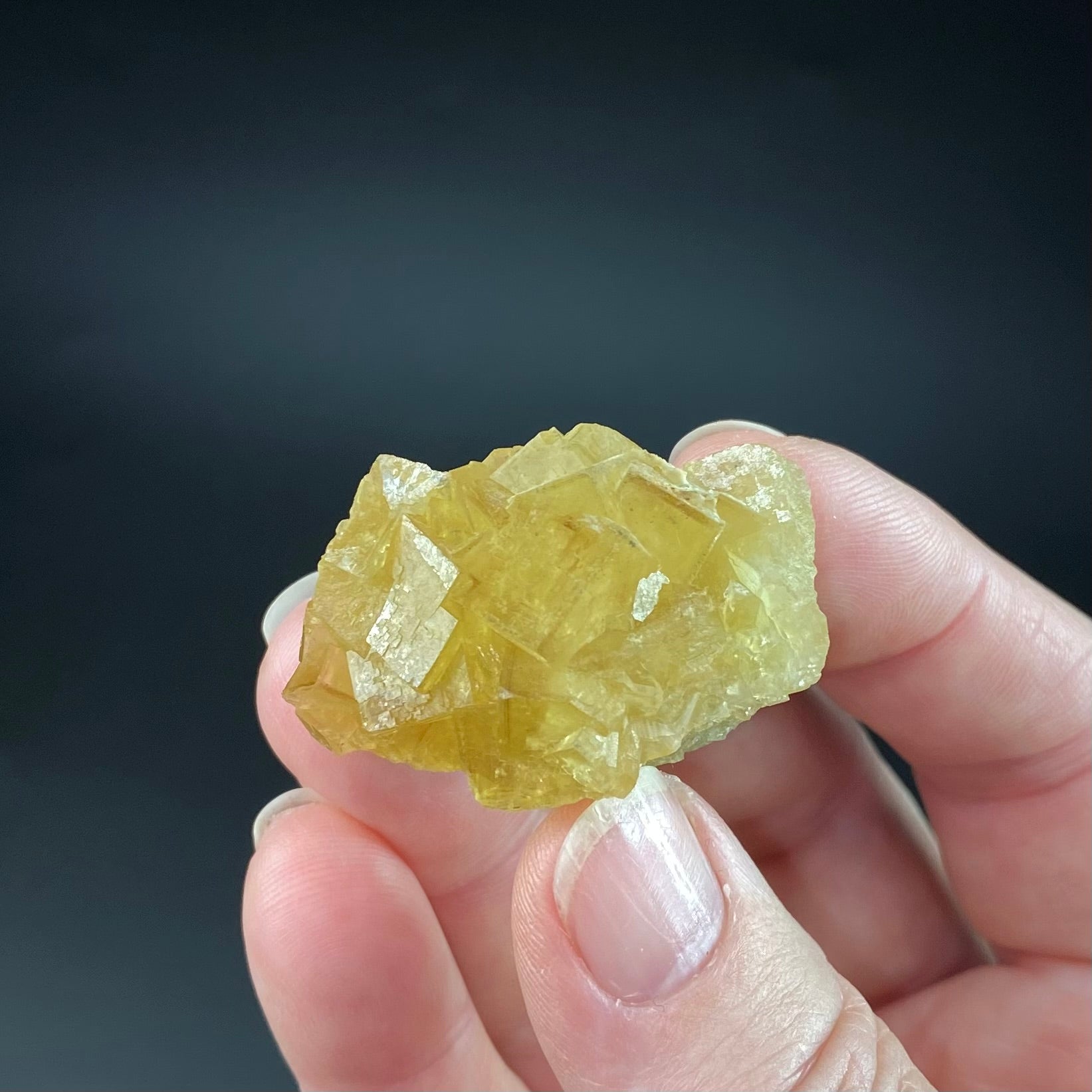 Yellow Moscona Fluorite Cluster