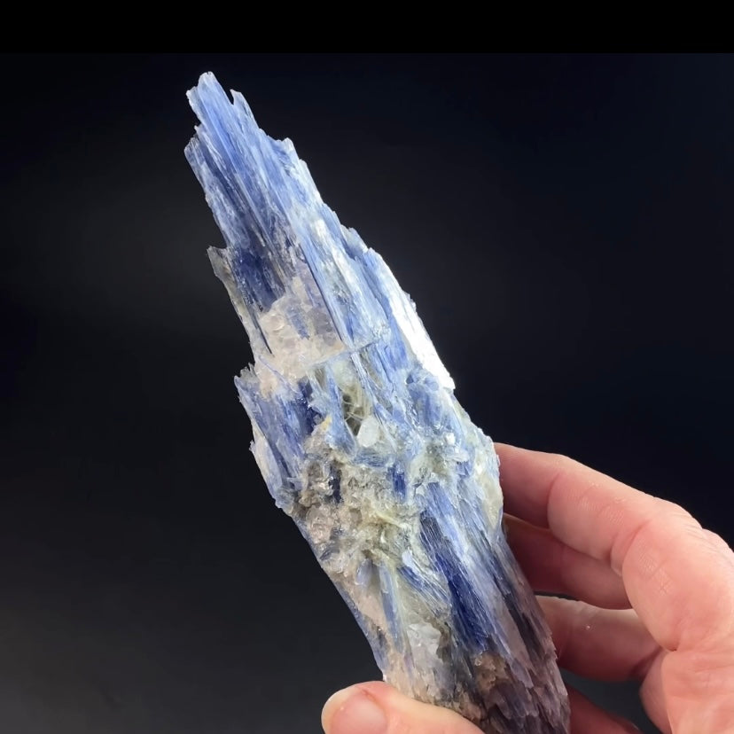 Blue Kyanite and Quartz Specimen from Minas Gerais, Brazil