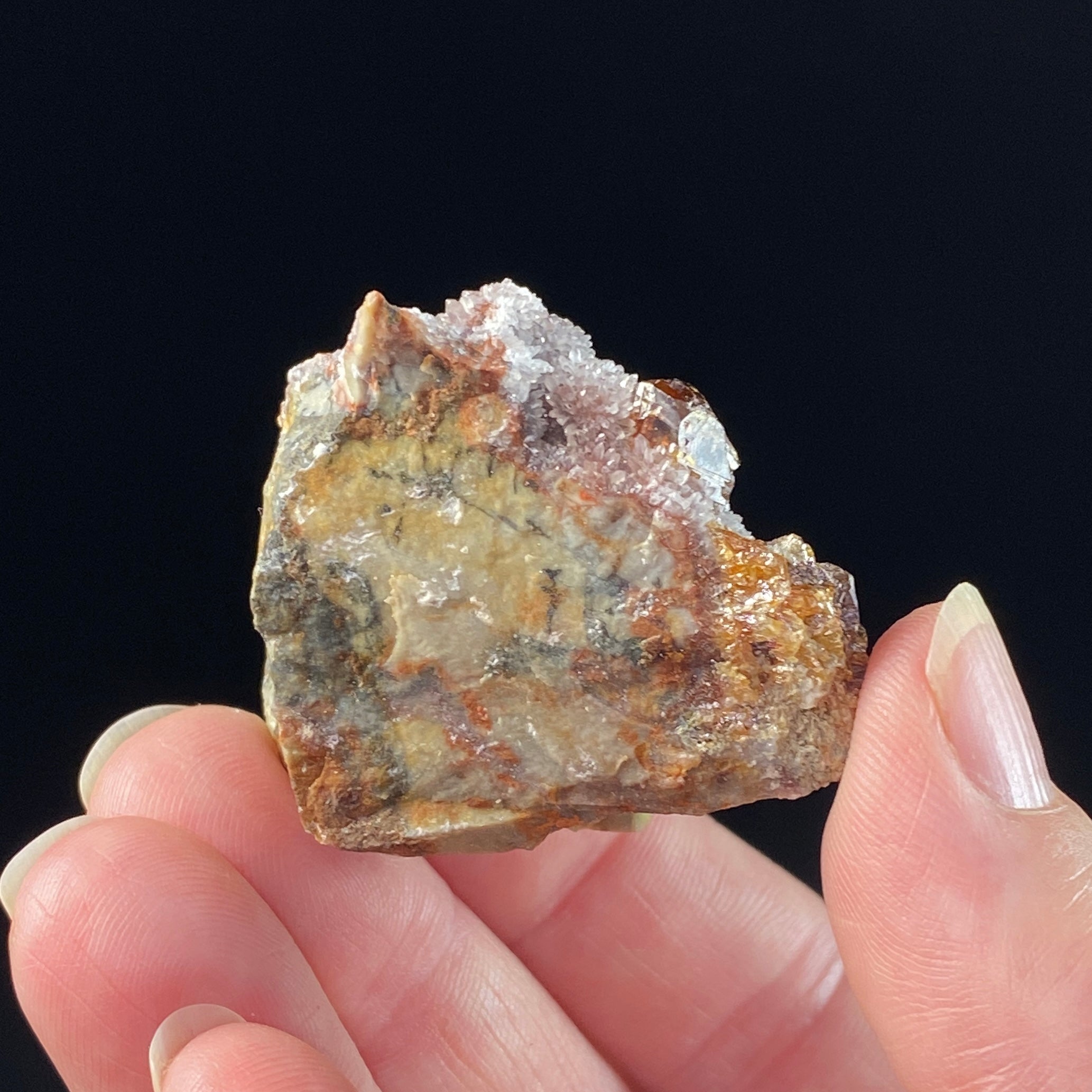 Almandine Garnets & Quartz on Matrix from Hunan Province, China