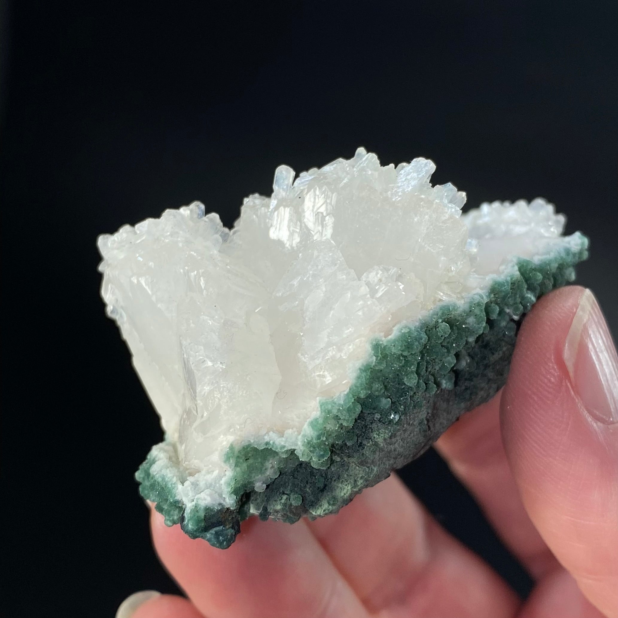Heulandite Crystals with Stilbite  & Chalcedony, Jalgaon, Maharashtra, India