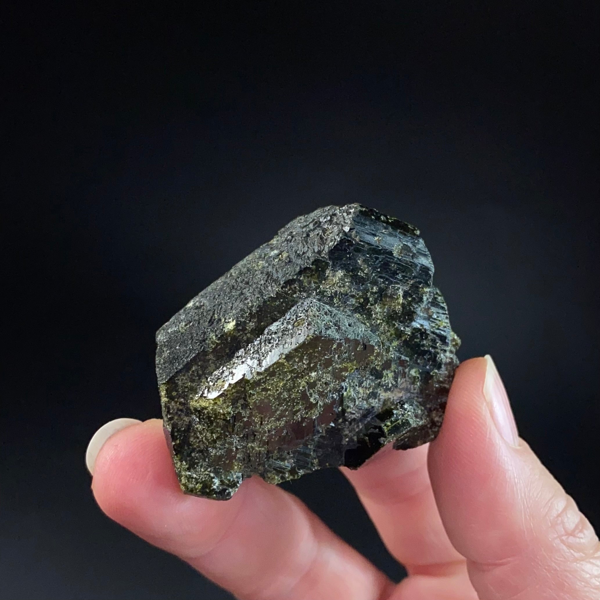 Epidote and Magnetite Specimen, Ras Koh Mountains, Kharan, Balochistan, Pakistan