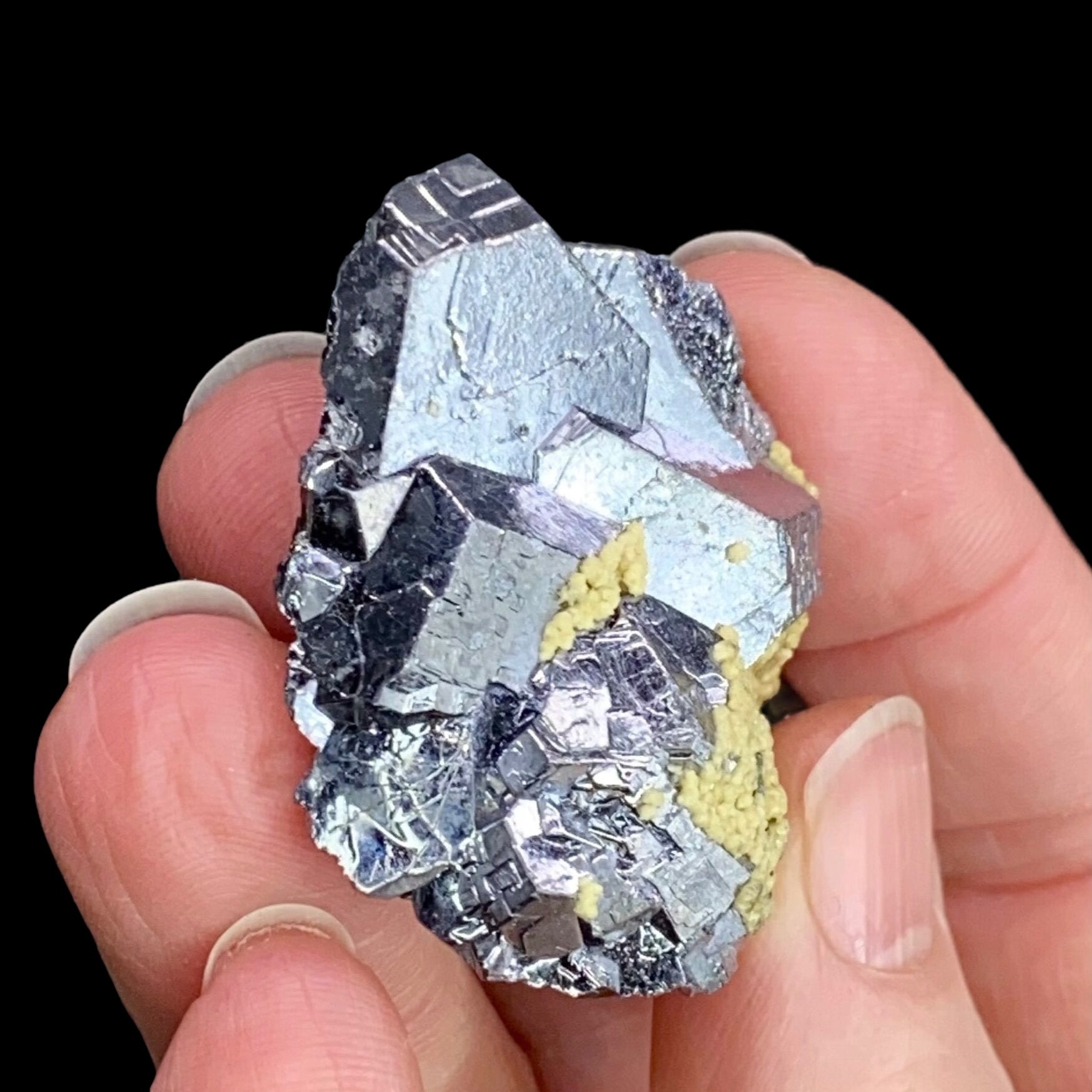 Galena Cluster with Dolomite from Trepça Mine Complex, Kosovo