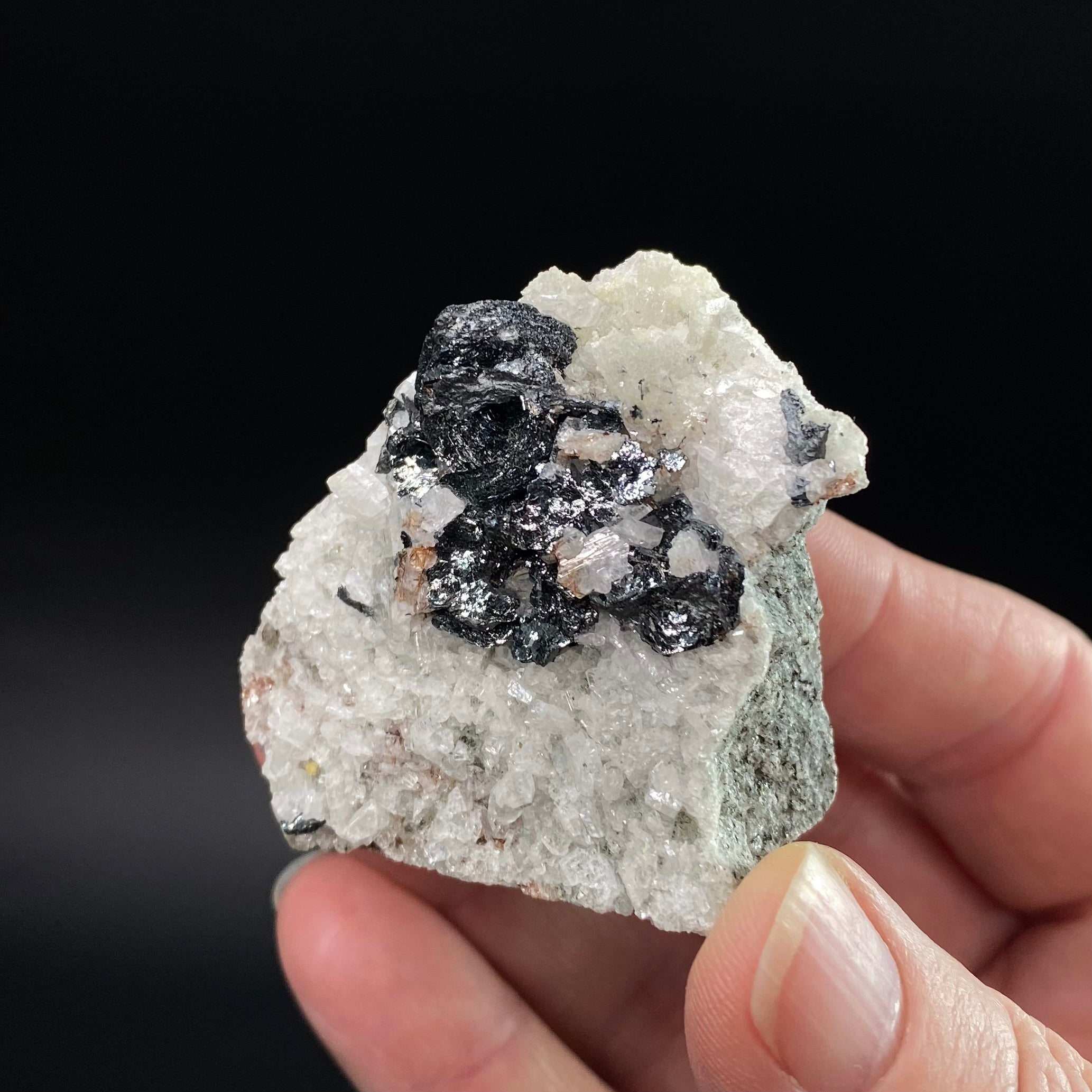 Hematite Rose Clusters with Albite from Shigar Valley, Gilgit-Baltistan, Pakistan