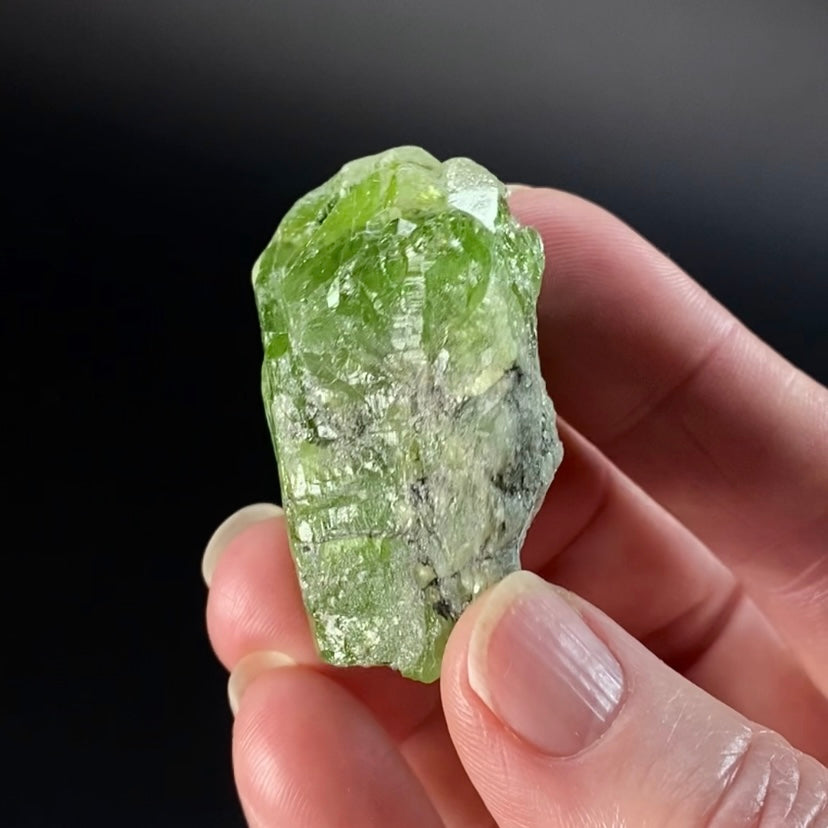 Terminated Peridot Crystal from Pakistan