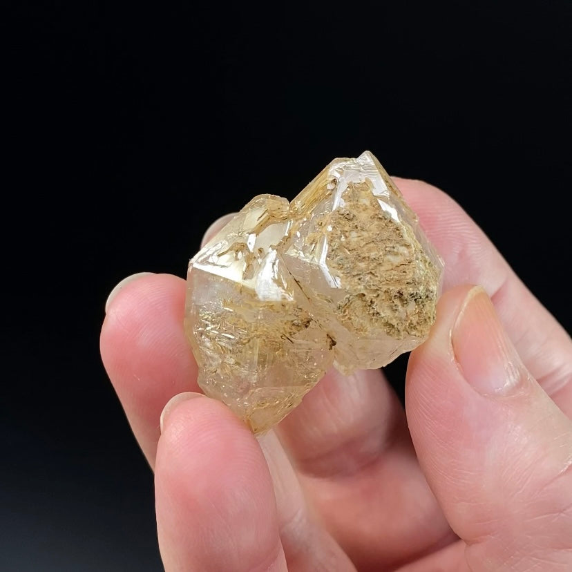 Elestial Fenster Quartz Crystal with Multiple Terminations