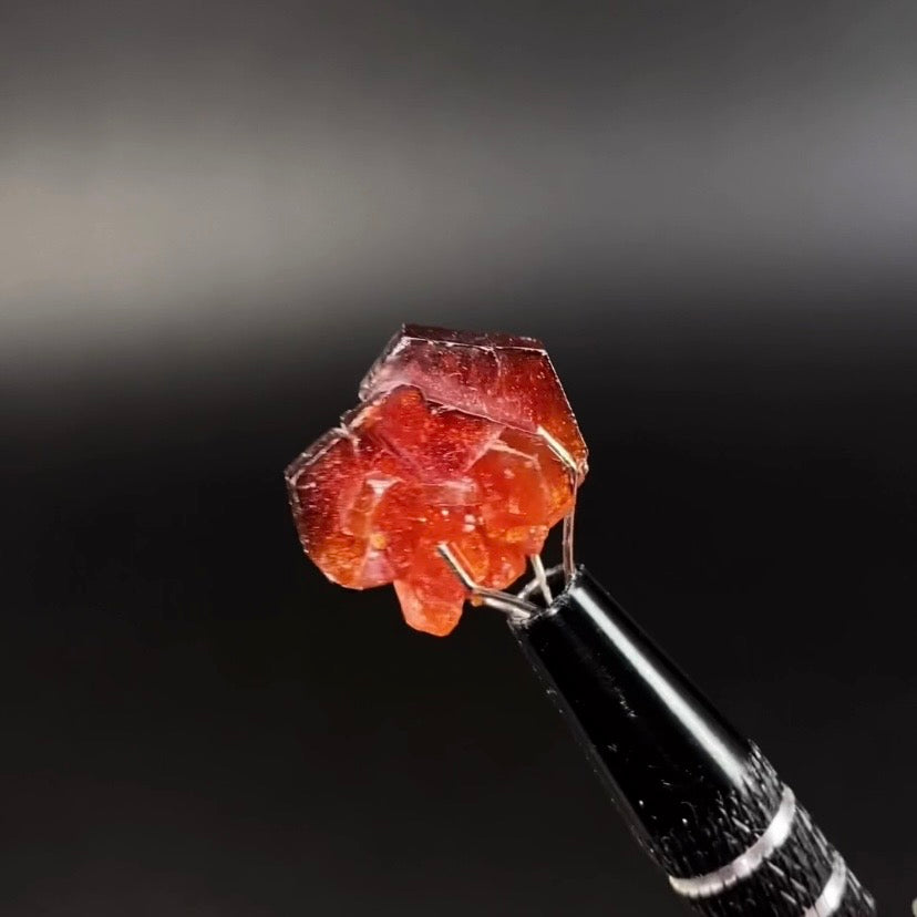 Gemmy Vanadinite Thumbnail Size Cluster