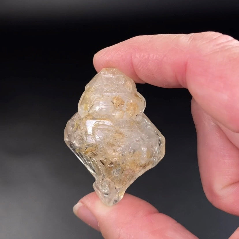 Fenster Window Quartz Crystal with Double Terminations