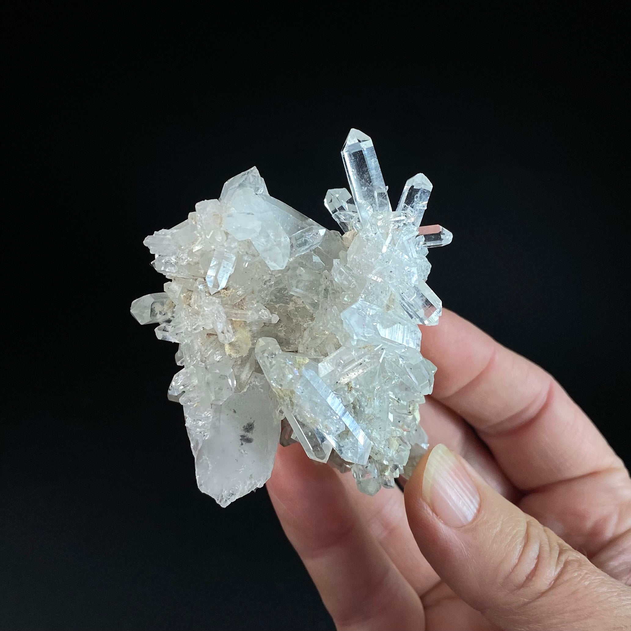Clear Quartz Crystal Cluster, Balochistan, Pakistan