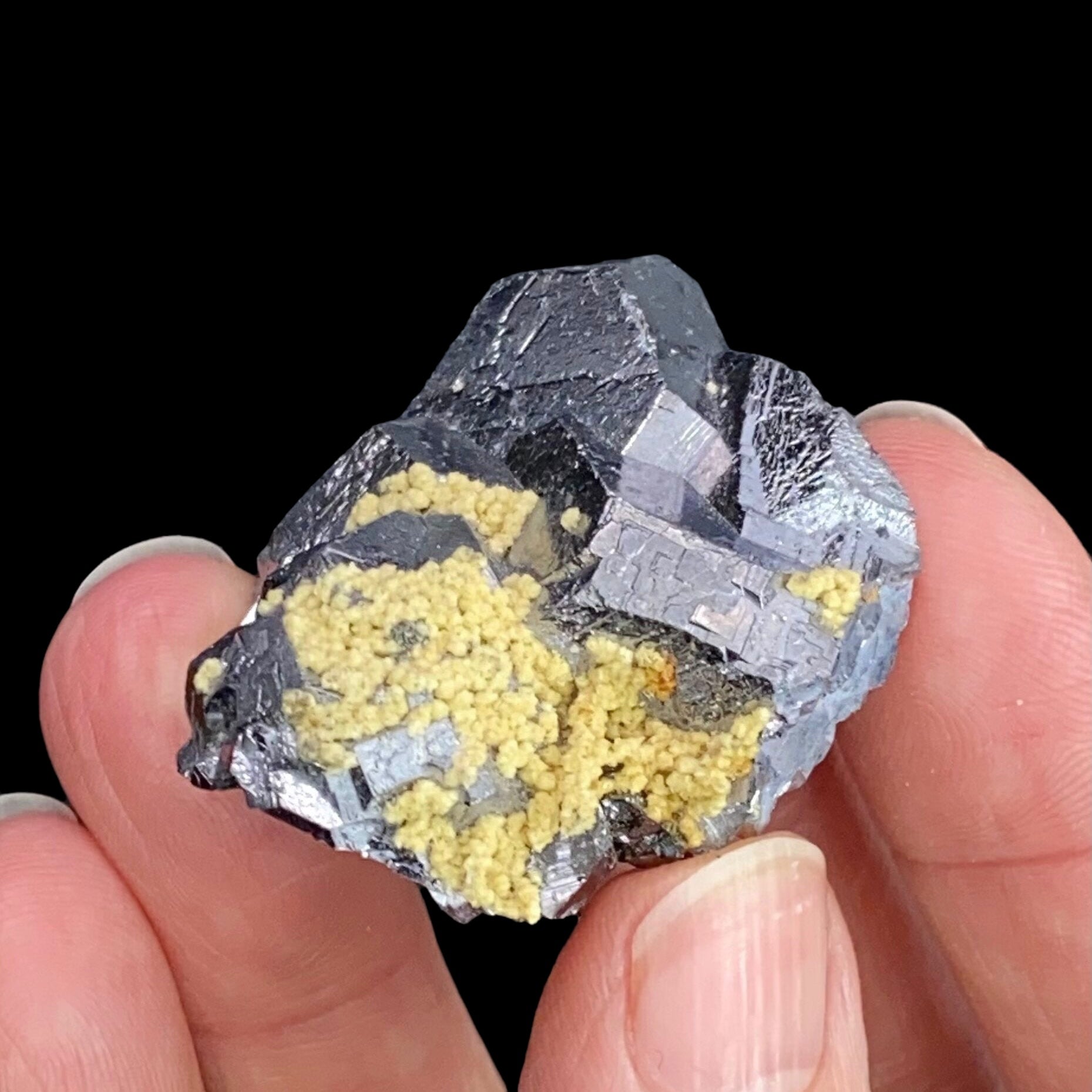 Galena Cluster with Dolomite from Trepça Mine Complex, Kosovo