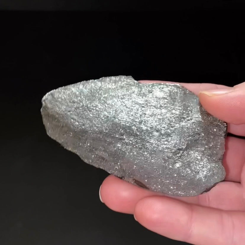 Sparkly Specularite Micaceous Hematite Specimen from Keewenaw Peninsula- Partial Polish & Raw
