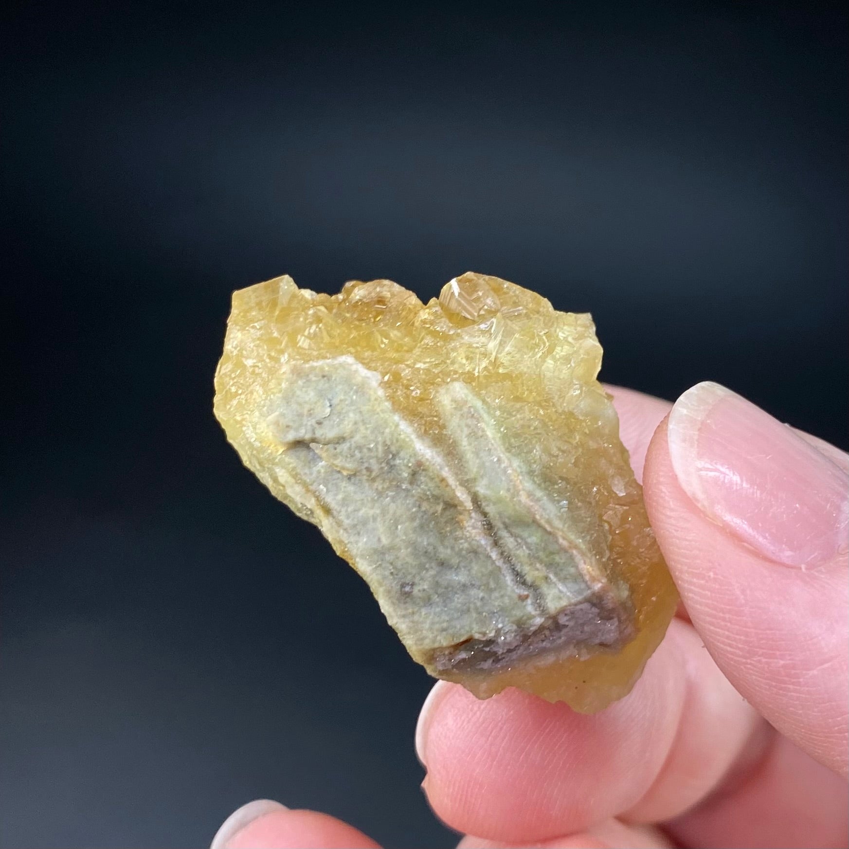 Yellow Moscona Fluorite Cluster
